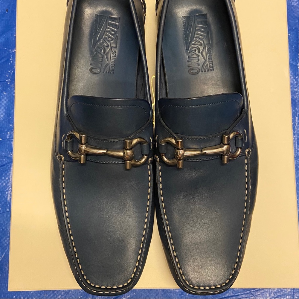 Blue Ferragamo Size 9.5